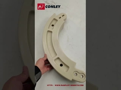 Комплект сжатия Круглый защитный слой плоской шины Пробег Плоские вставки с сопротивлением абразии